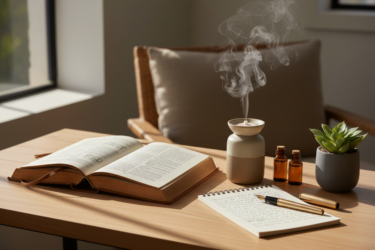 Neurodivergent-affirming guide to focus using sensory-safe aromatherapy for ADHD and autism"
