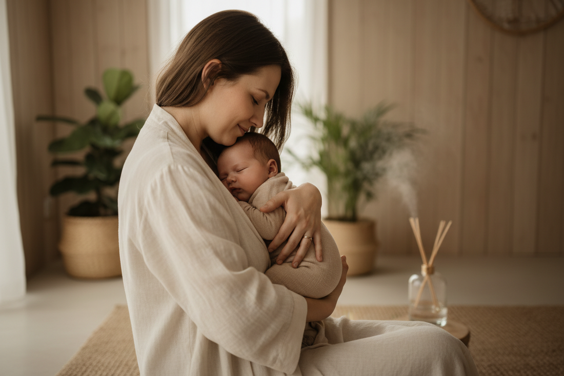 Safe aromatherapy guide for new parents supporting natural family wellness