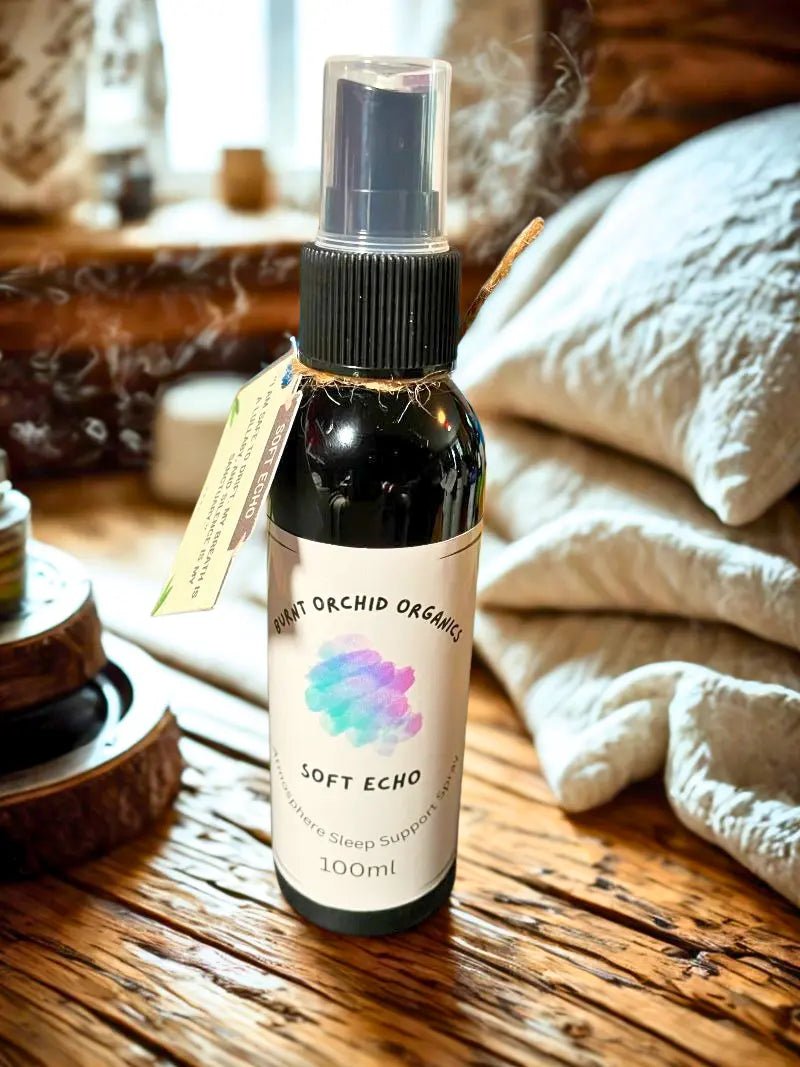 Sleep Aromatherapy Support or Pillow Spray - Soft Echo (Extra Sensitive) - Burnt Orchid Organics