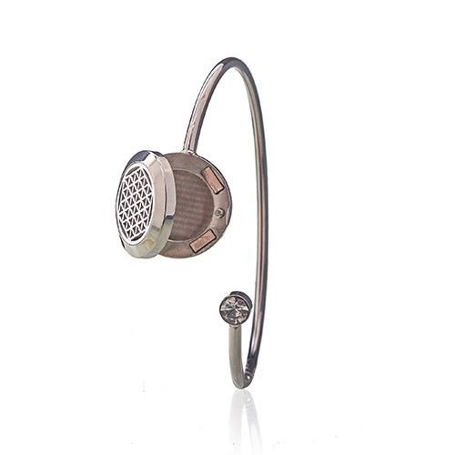 Aromatherapy Jewellery Crystal Bracelet - Flower of Life - 20mm - Burnt Orchid Organics