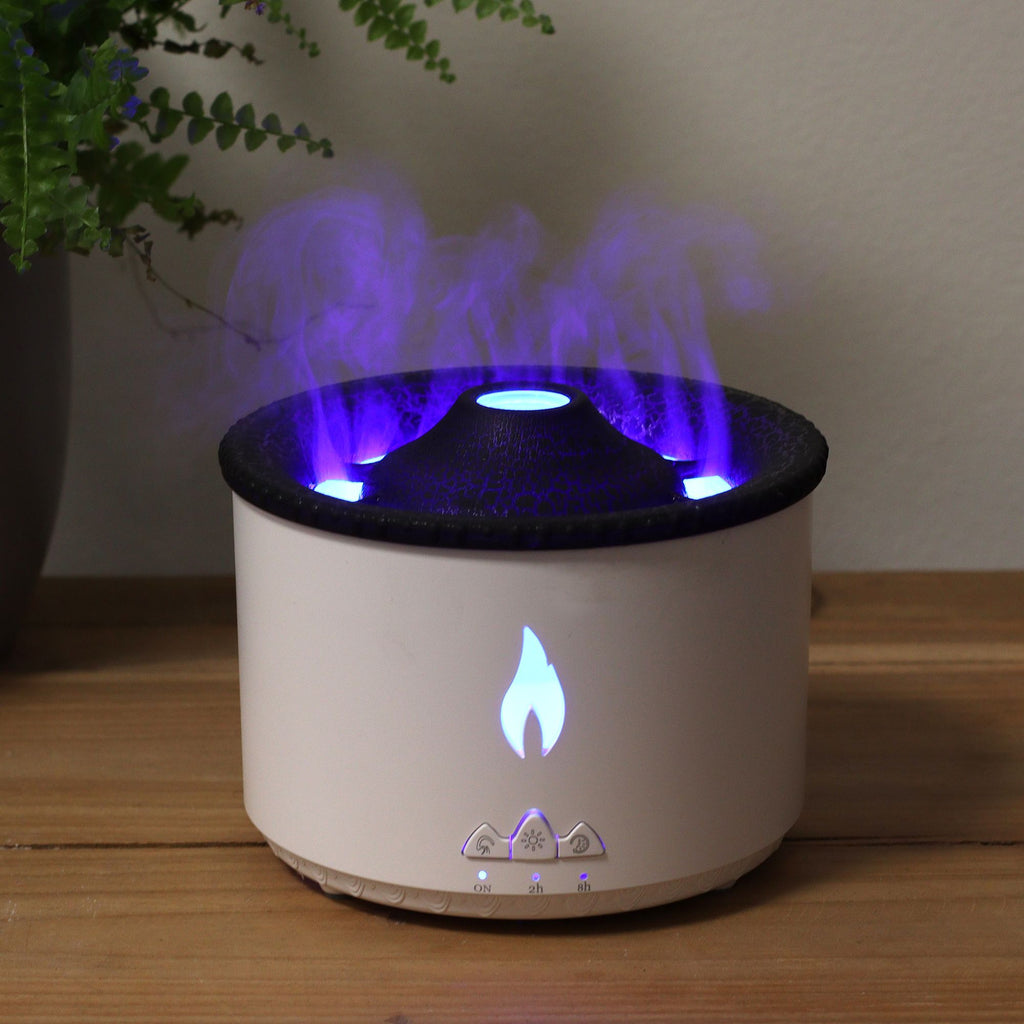 Medium Volcano Effect Aroma Diffuser (plug) Two Colours - 360ml - Burnt Orchid Organics
