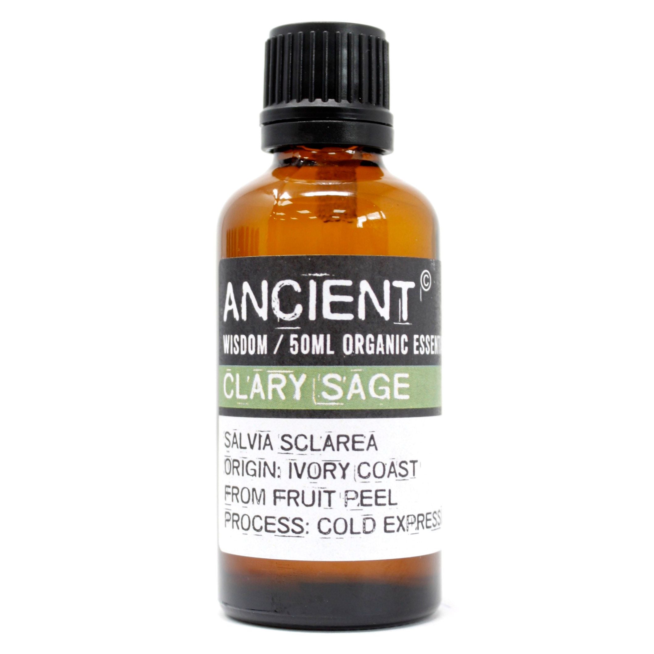 Clary Sage Organic Essential Oil 50ml - Burnt Orchid Organics