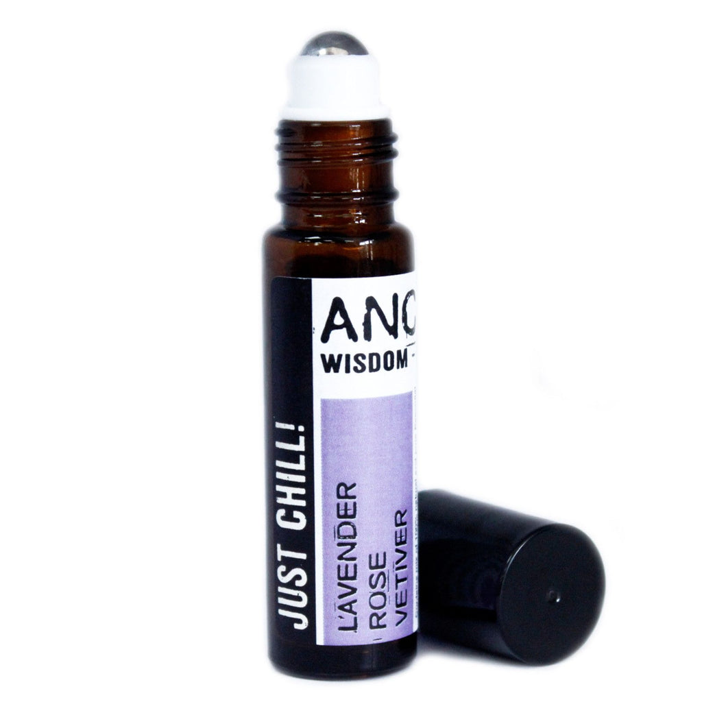 10ml Roll On Essential Oil Blend - Just Chill! - Burnt Orchid Organics