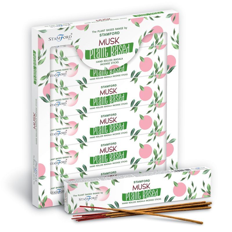 Plant Based Masala Incense Sticks - Musk - Burnt Orchid Organics