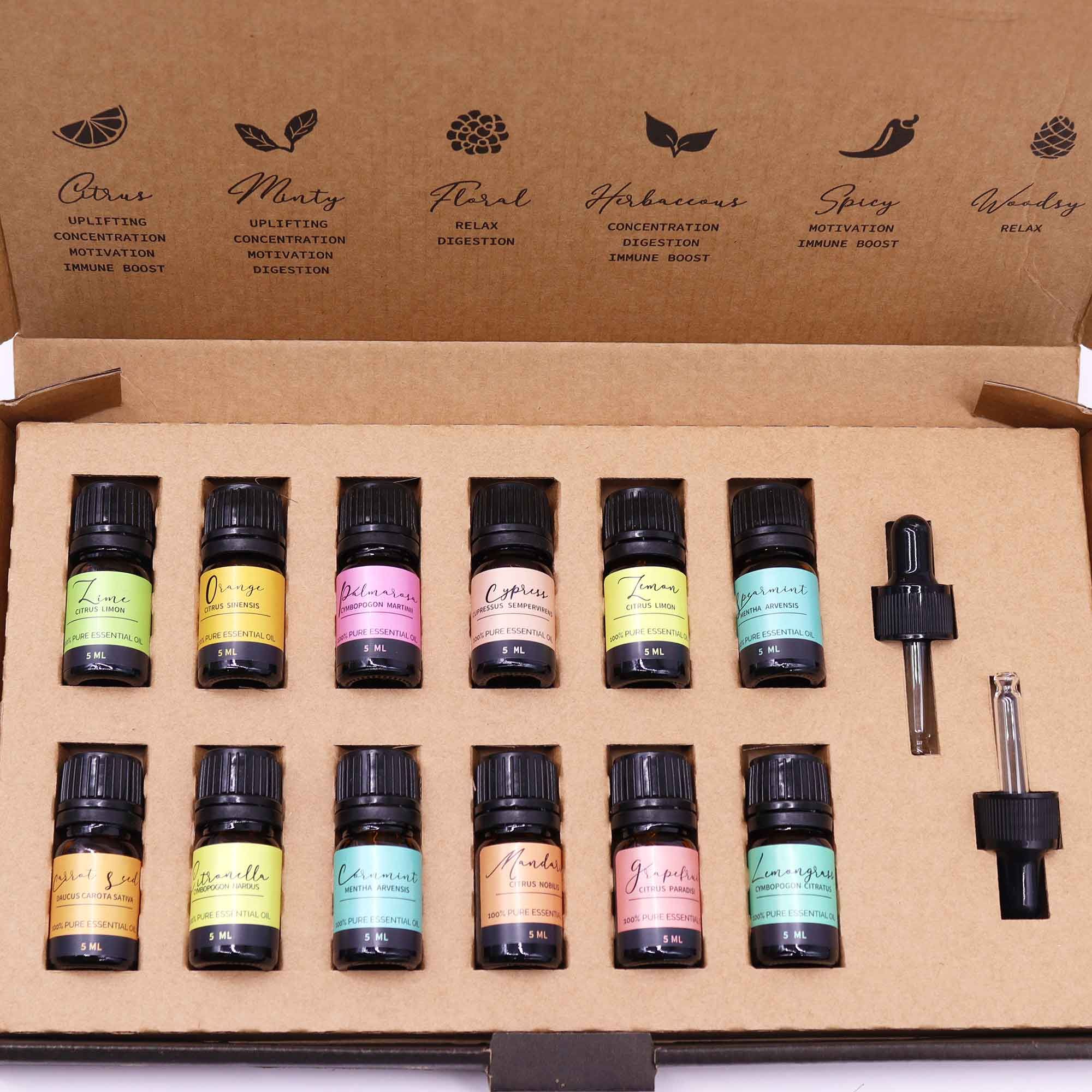 Aromatherapy Essential Oil Set - Summer - Burnt Orchid Organics