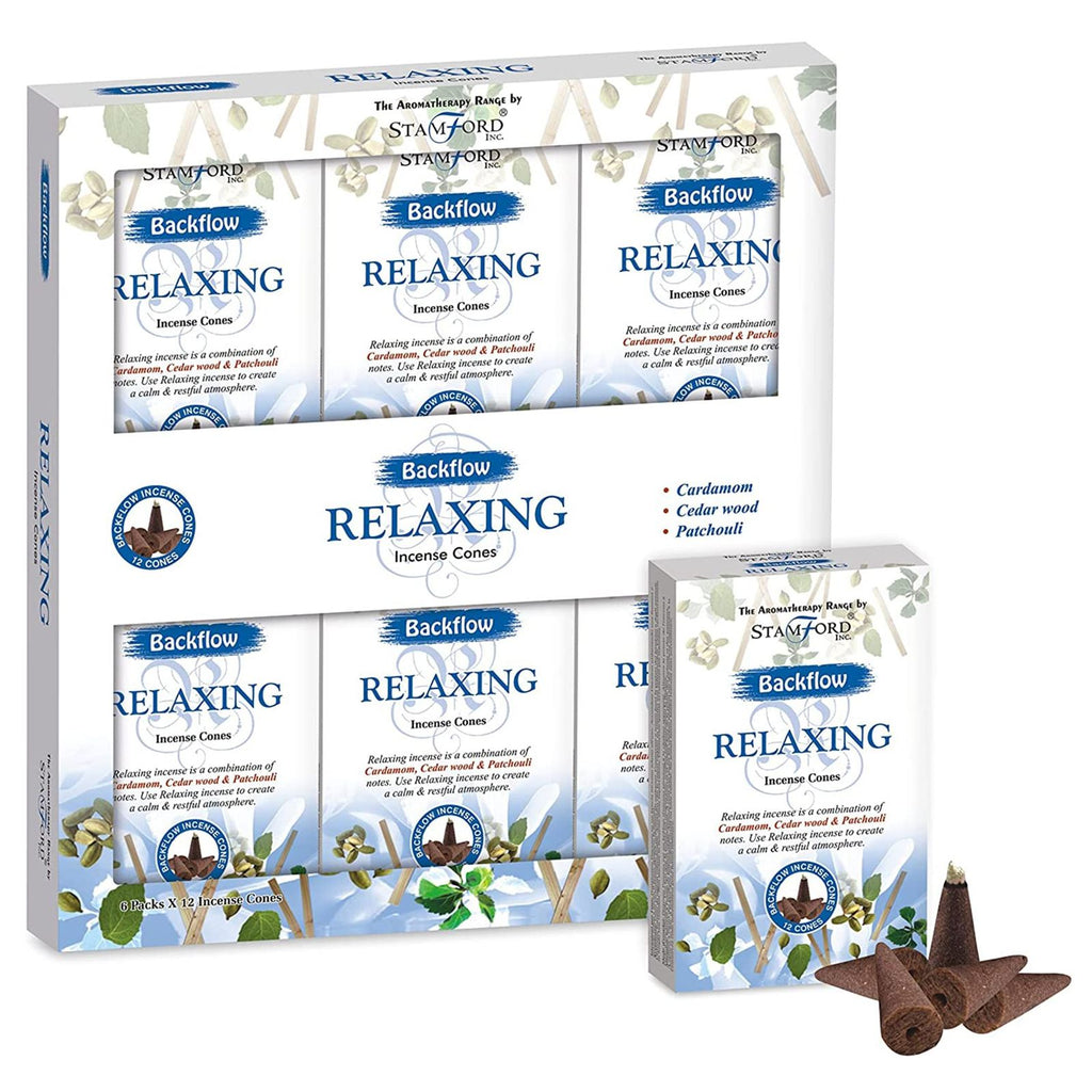 Aromatherapy Backflow Cones - Relaxing - Burnt Orchid Organics