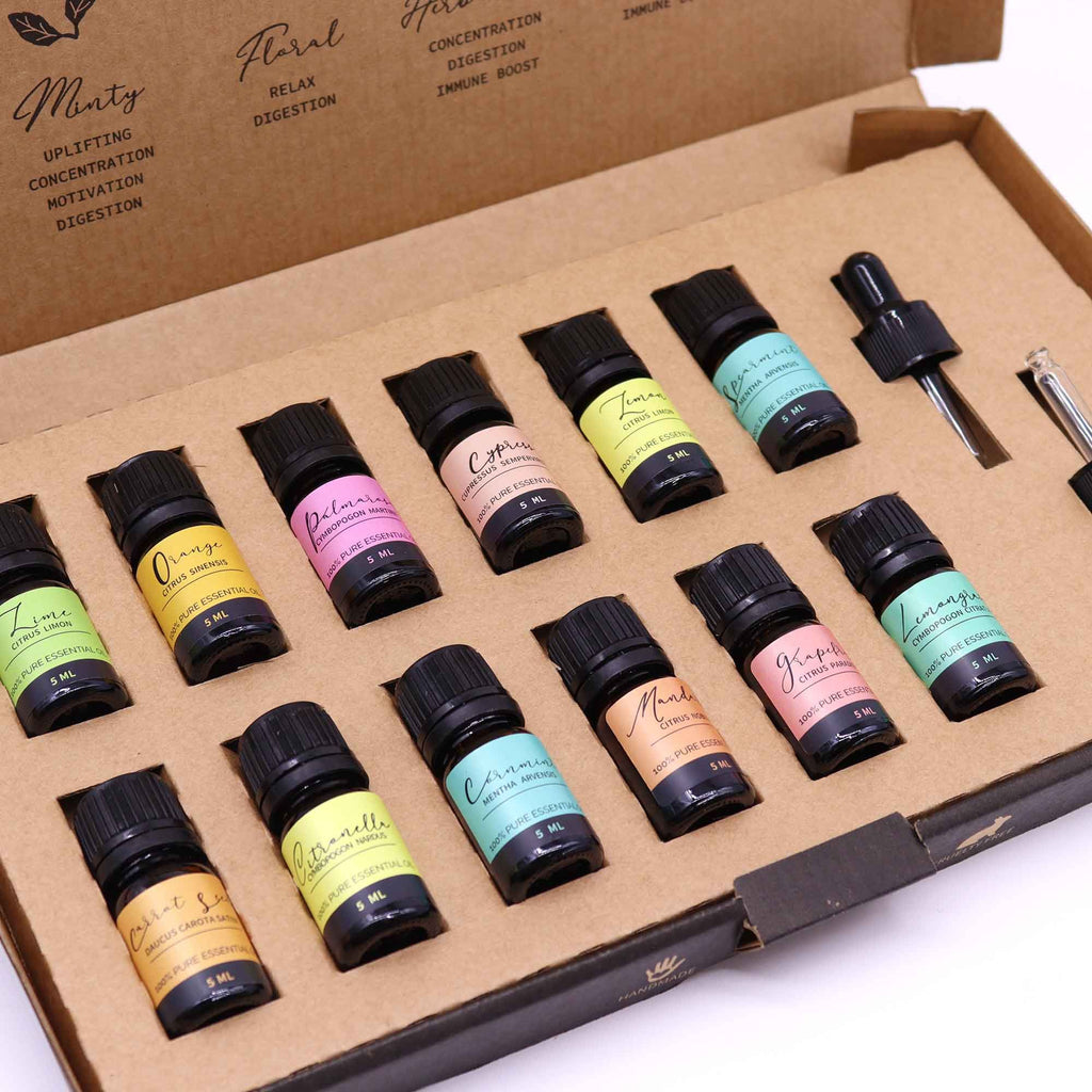 Aromatherapy Essential Oil Set - Summer - Burnt Orchid Organics