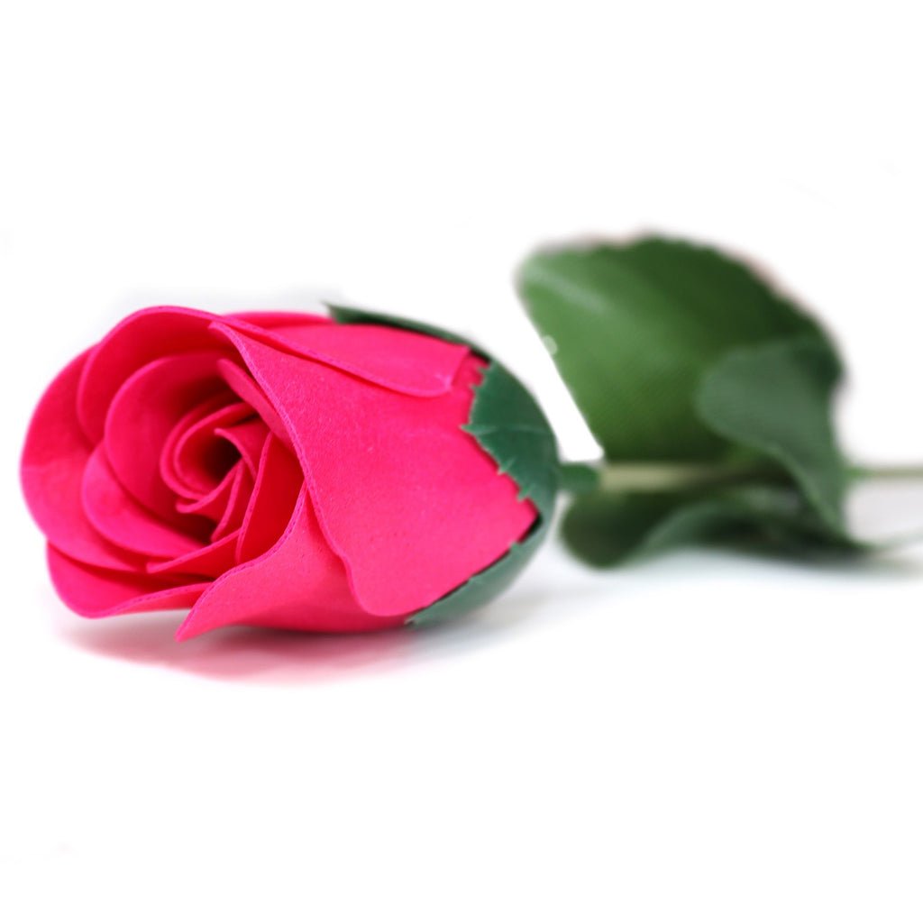 Soap Flower - Small Pink Rose - Burnt Orchid Organics