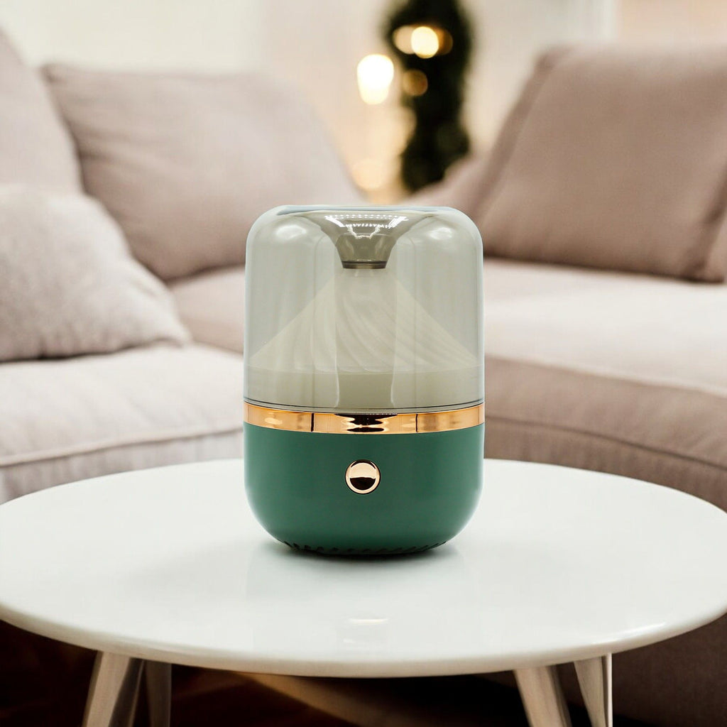 Urban Aroma Diffuser Green & Bronze - USB - Colour Change - Burnt Orchid Organics