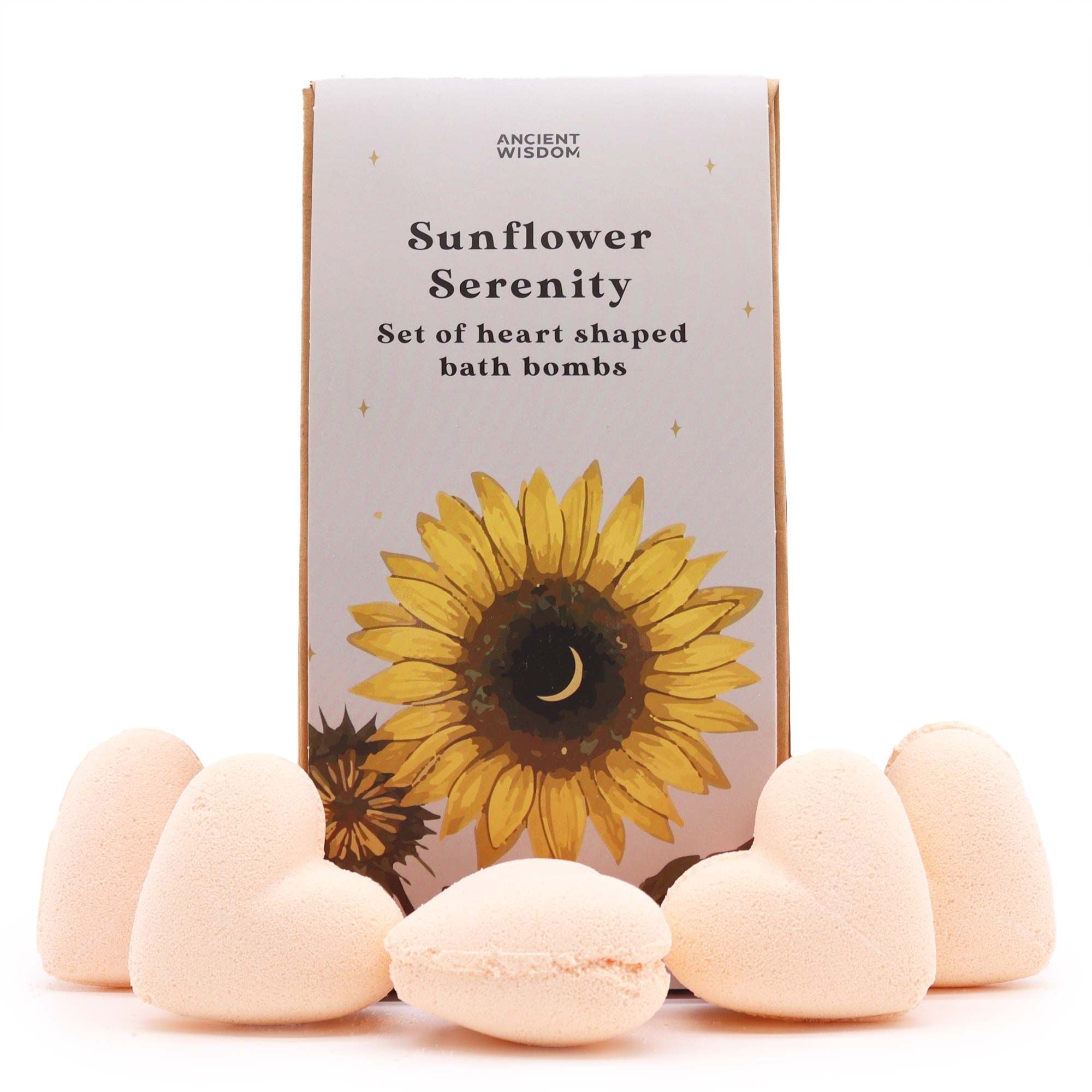 Sunflower Serenity Bath Heart Gift Set - Burnt Orchid Organics