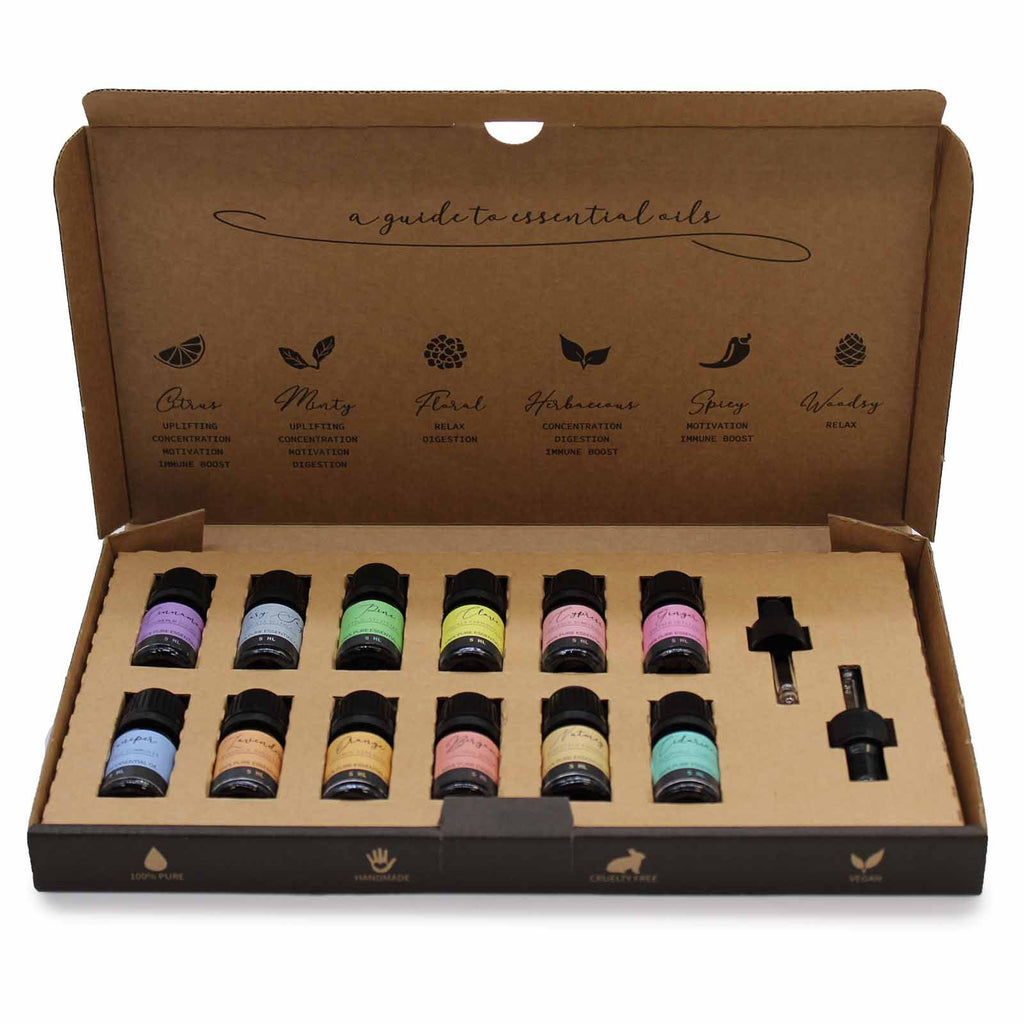 Aromatherapy Essential Oil Set - Autumn Gift Set - Burnt Orchid Organics