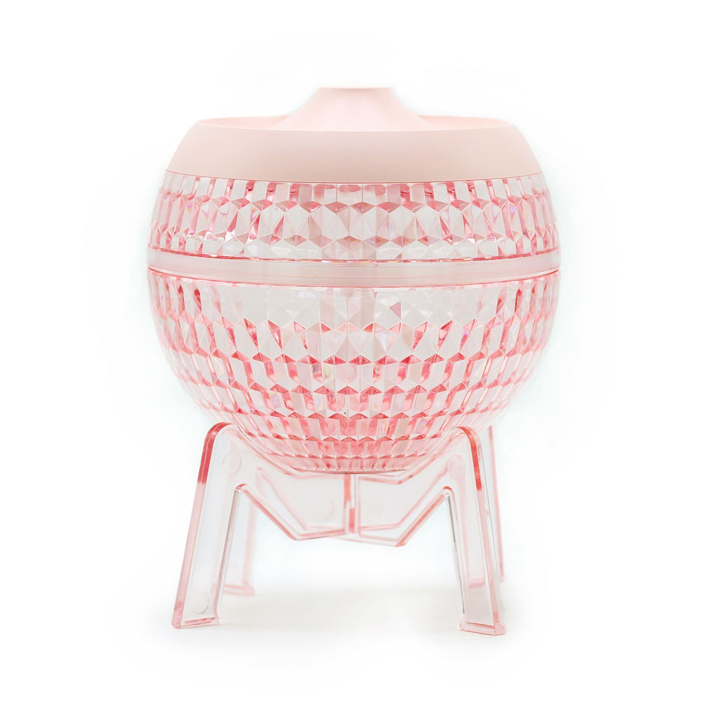 Pink Humidifer Mondo Planet - USB - Colour Change (down light) - Burnt Orchid Organics