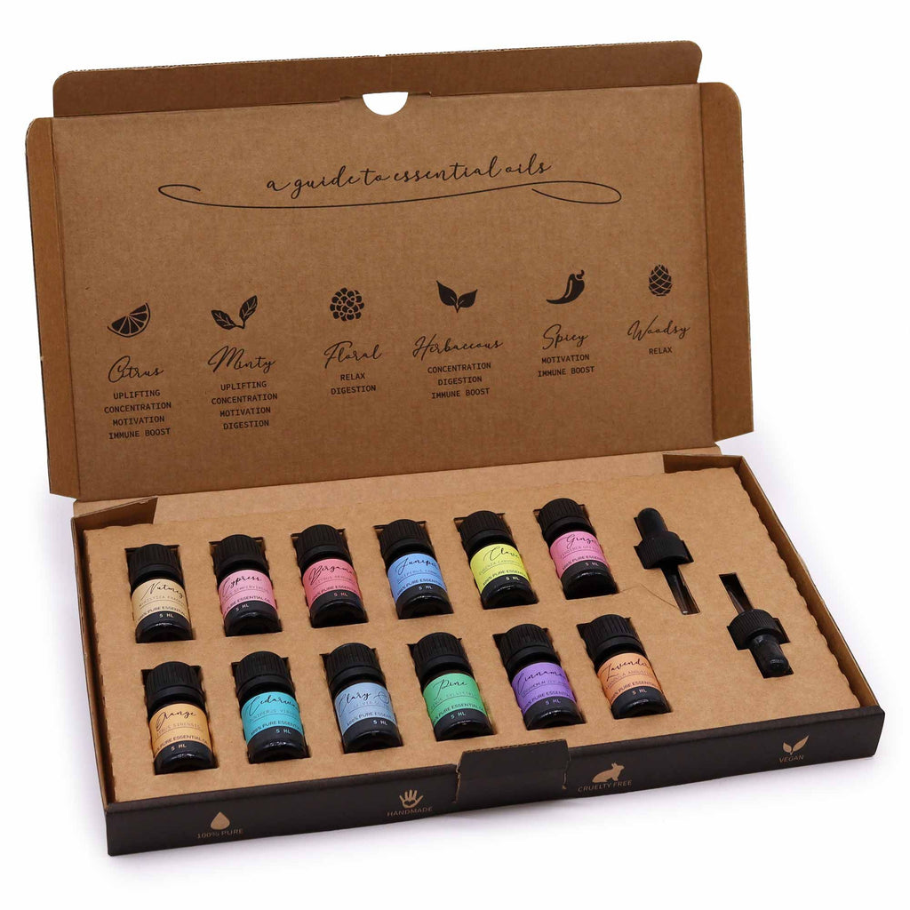 Aromatherapy Essential Oil Set - Autumn Gift Set - Burnt Orchid Organics