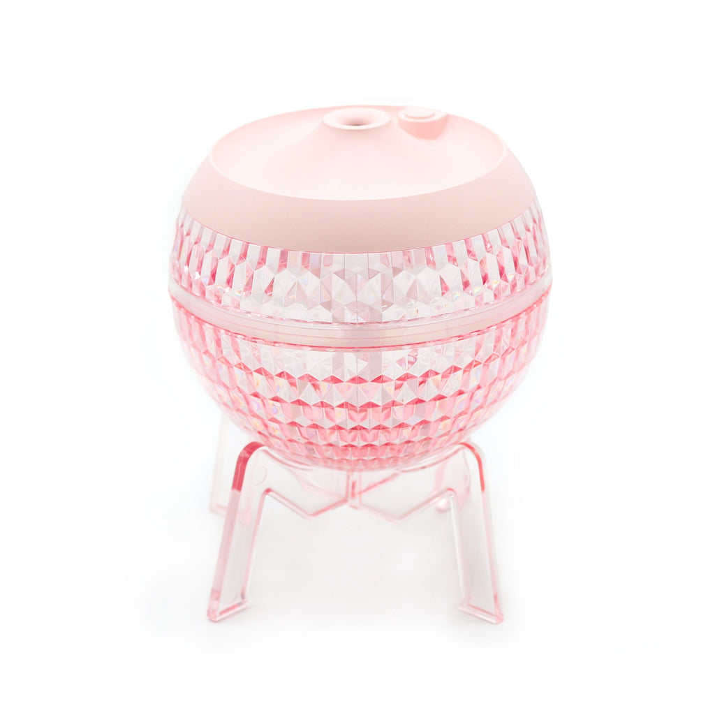 Pink Humidifer Mondo Planet - USB - Colour Change (down light) - Burnt Orchid Organics