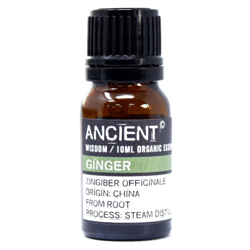 Ginger Organic Essential Oil 10ml - Burnt Orchid Organics
