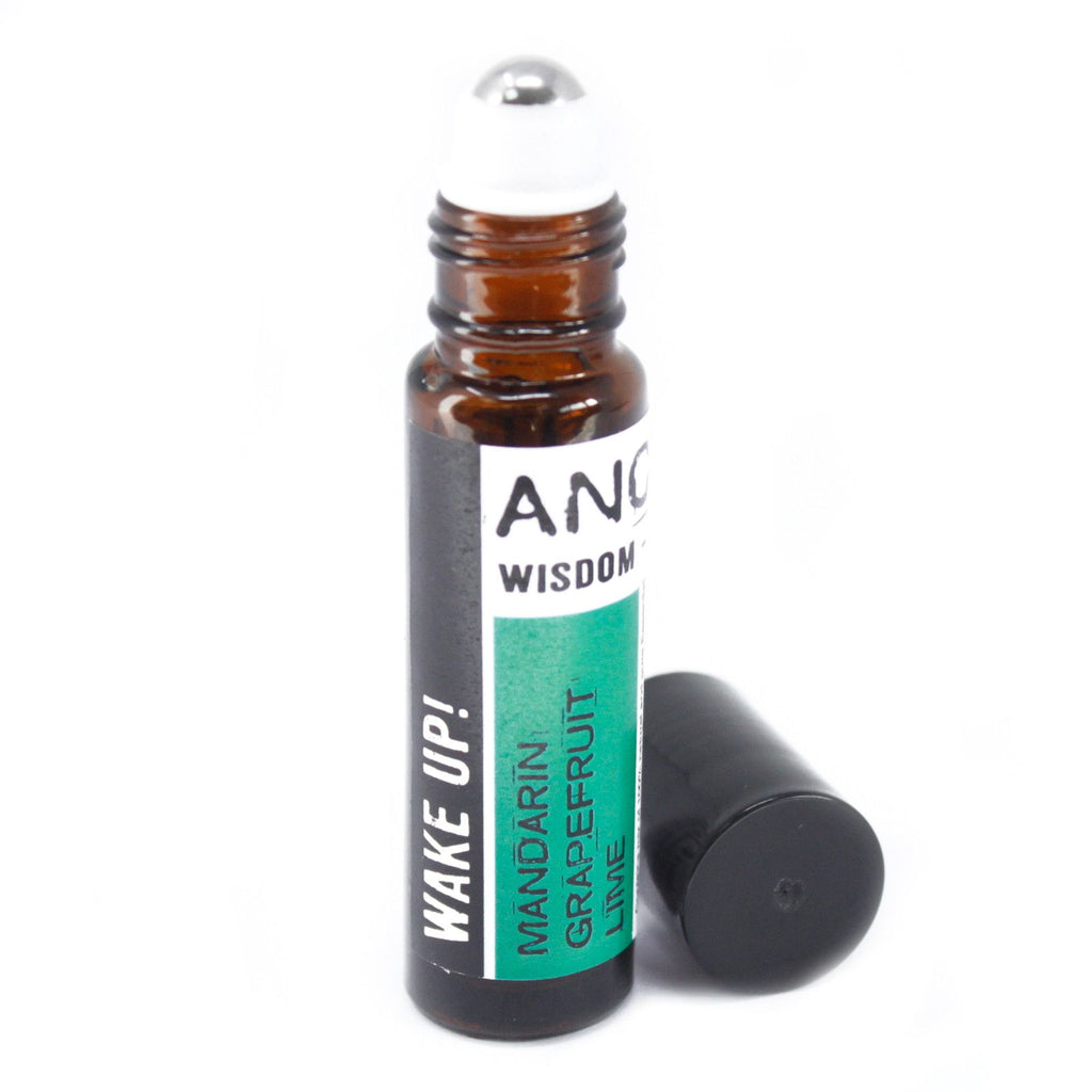 10ml Roll On Essential Oil Blend - Wake up! - Burnt Orchid Organics