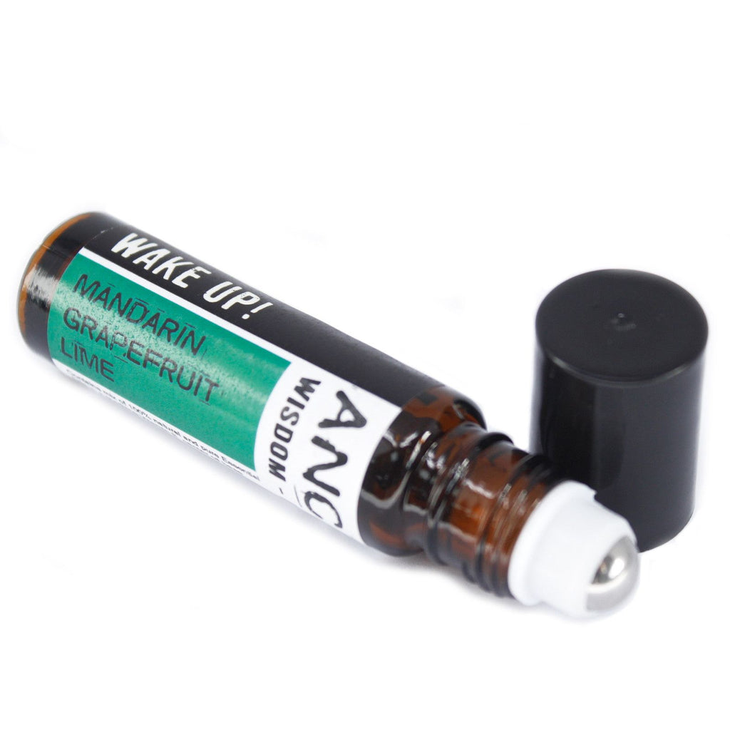 10ml Roll On Essential Oil Blend - Wake up! - Burnt Orchid Organics
