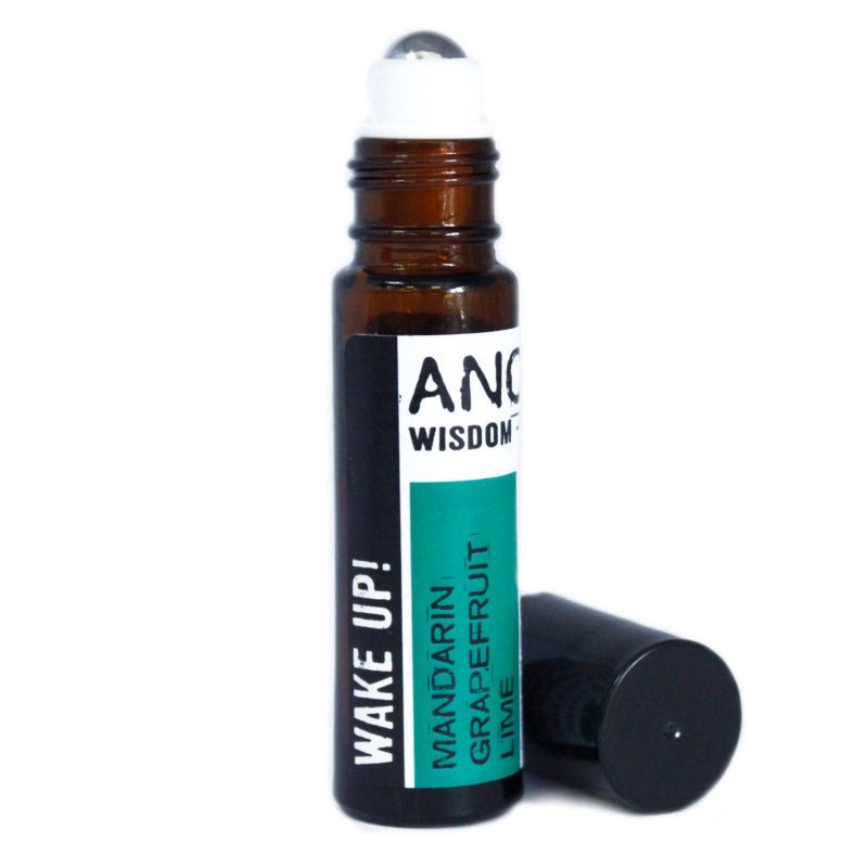 10ml Roll On Essential Oil Blend - Wake up! - Burnt Orchid Organics