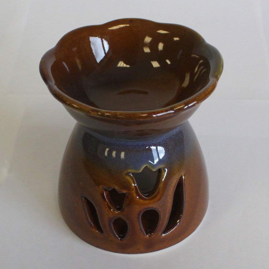 Tulip Design Oil Burner - Amber