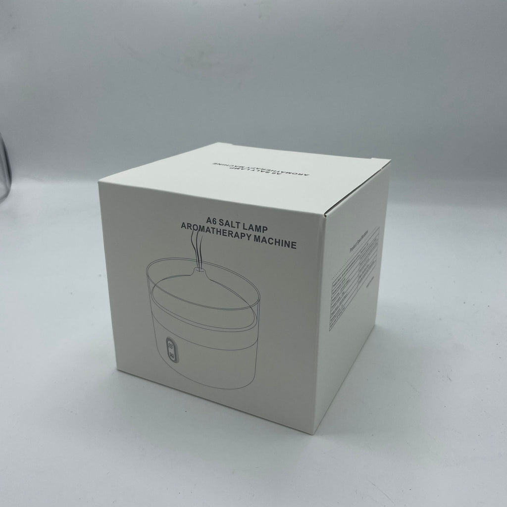 Himalayan Salt Aroma Diffuser - Night Light - USB - C - Flame Effect ( salt included) - Burnt Orchid Organics