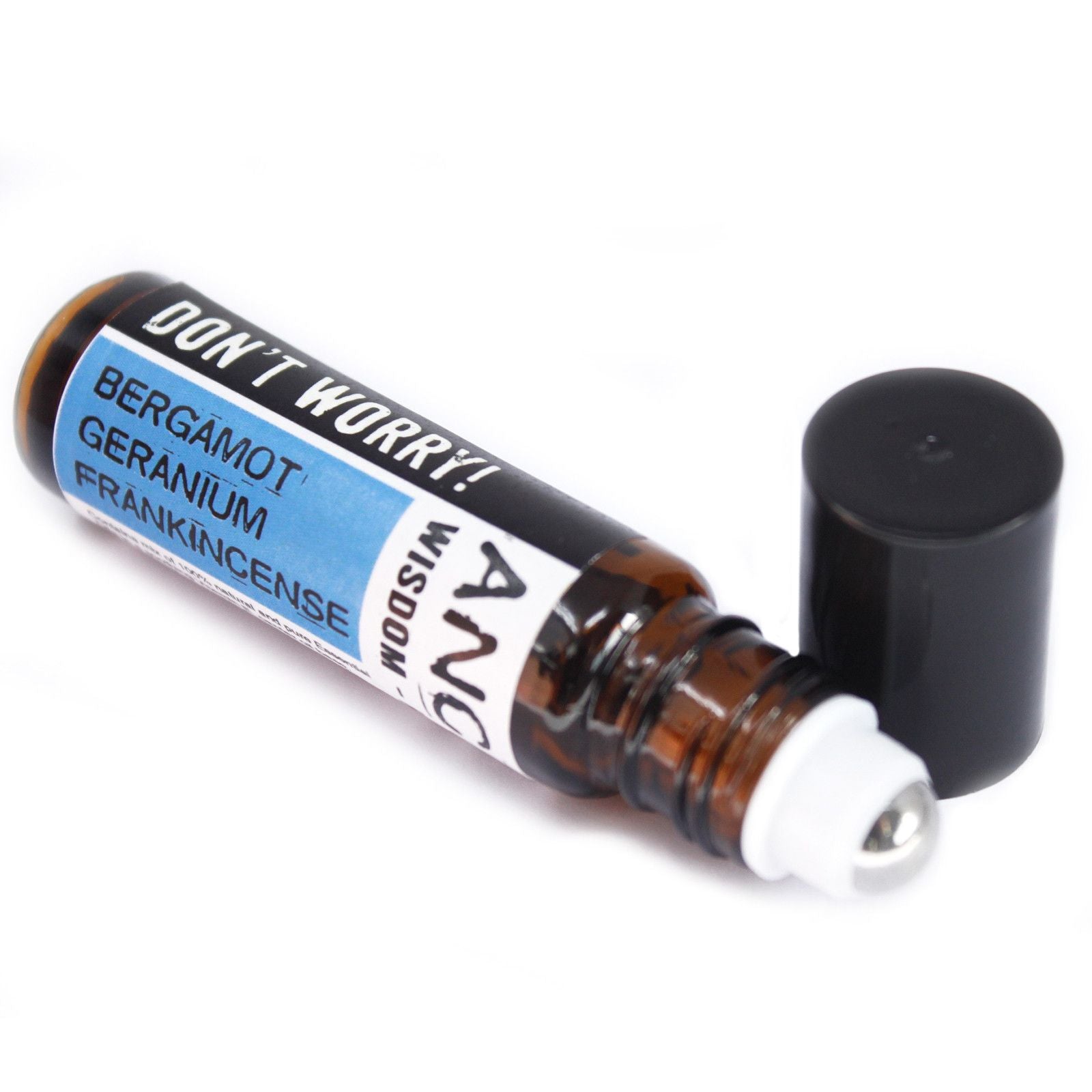 10ml Roll On Essential Oil Blend - Don't Worry! - Burnt Orchid Organics