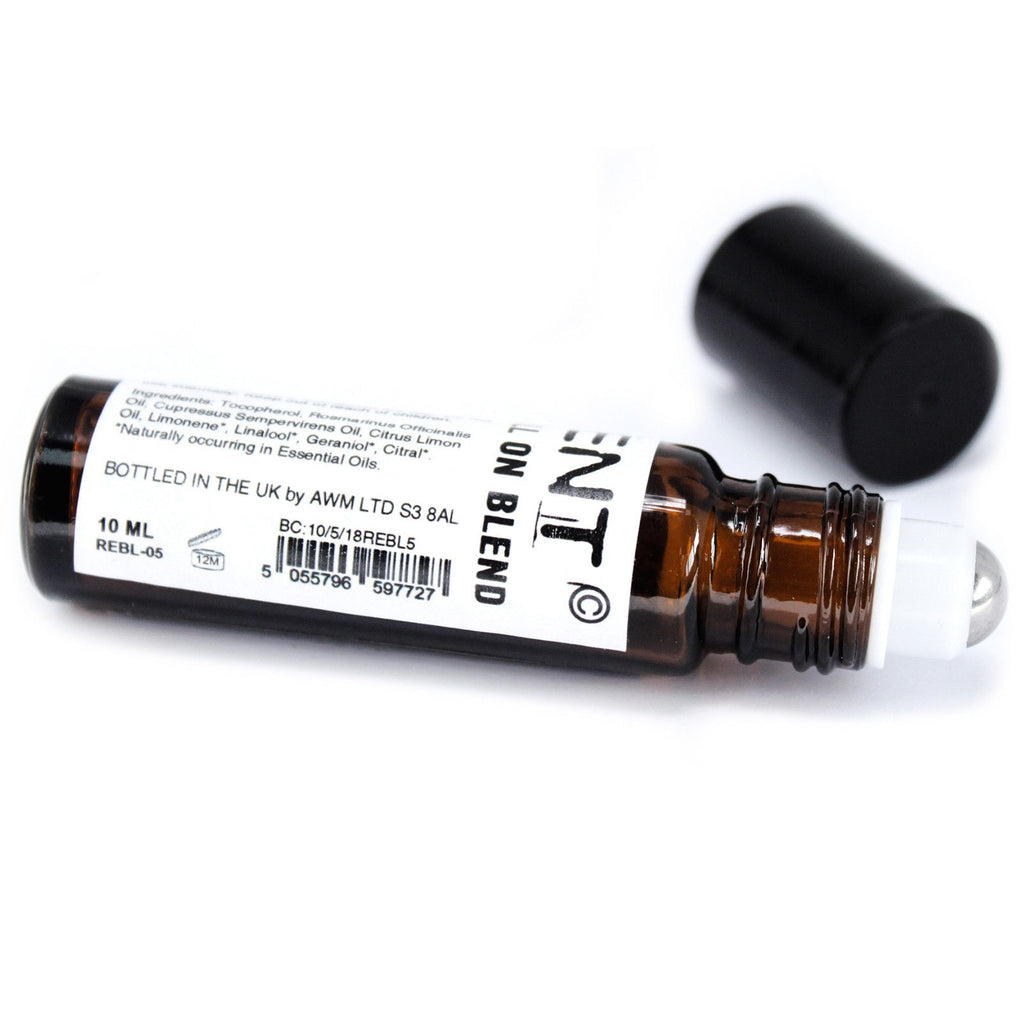 10ml Roll On Essential Oil Blend - Wake up! - Burnt Orchid Organics