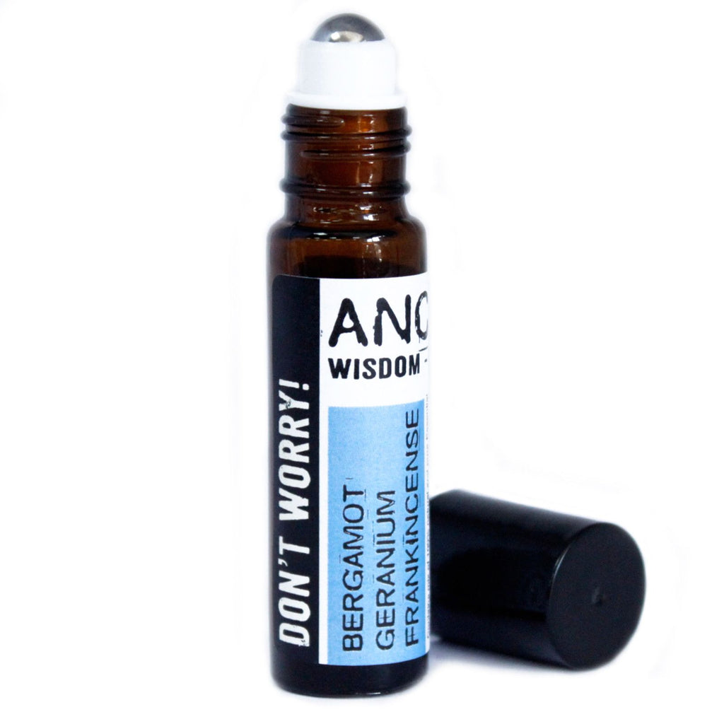 10ml Roll On Essential Oil Blend - Don't Worry! - Burnt Orchid Organics