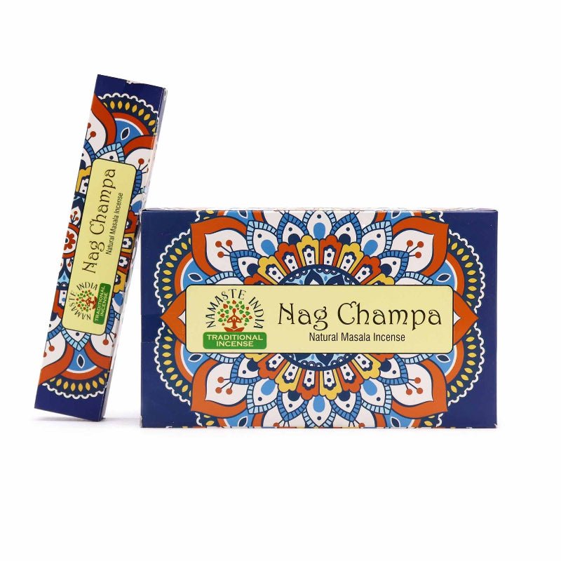 Namaste Mandala Masala Incense - Nagchampa - Burnt Orchid Organics