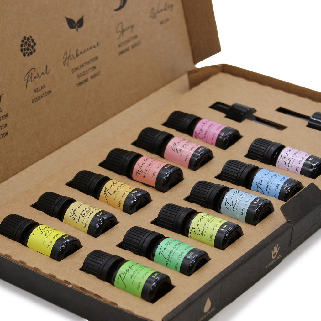 Aromatherapy Essential Oil Set - Starter Pack - Burnt Orchid Organics