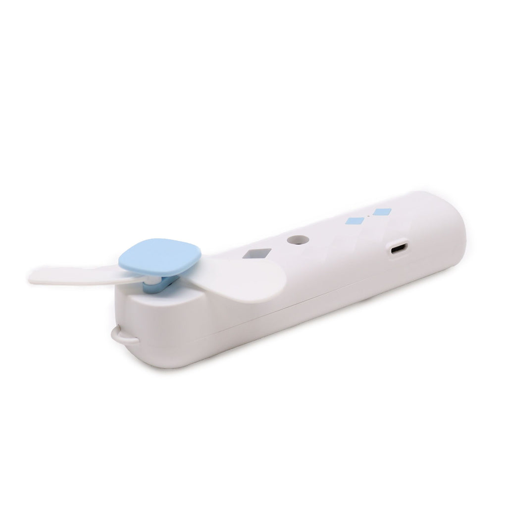 White Nano Mist Face Fan & Spray - USB chargable - Burnt Orchid Organics