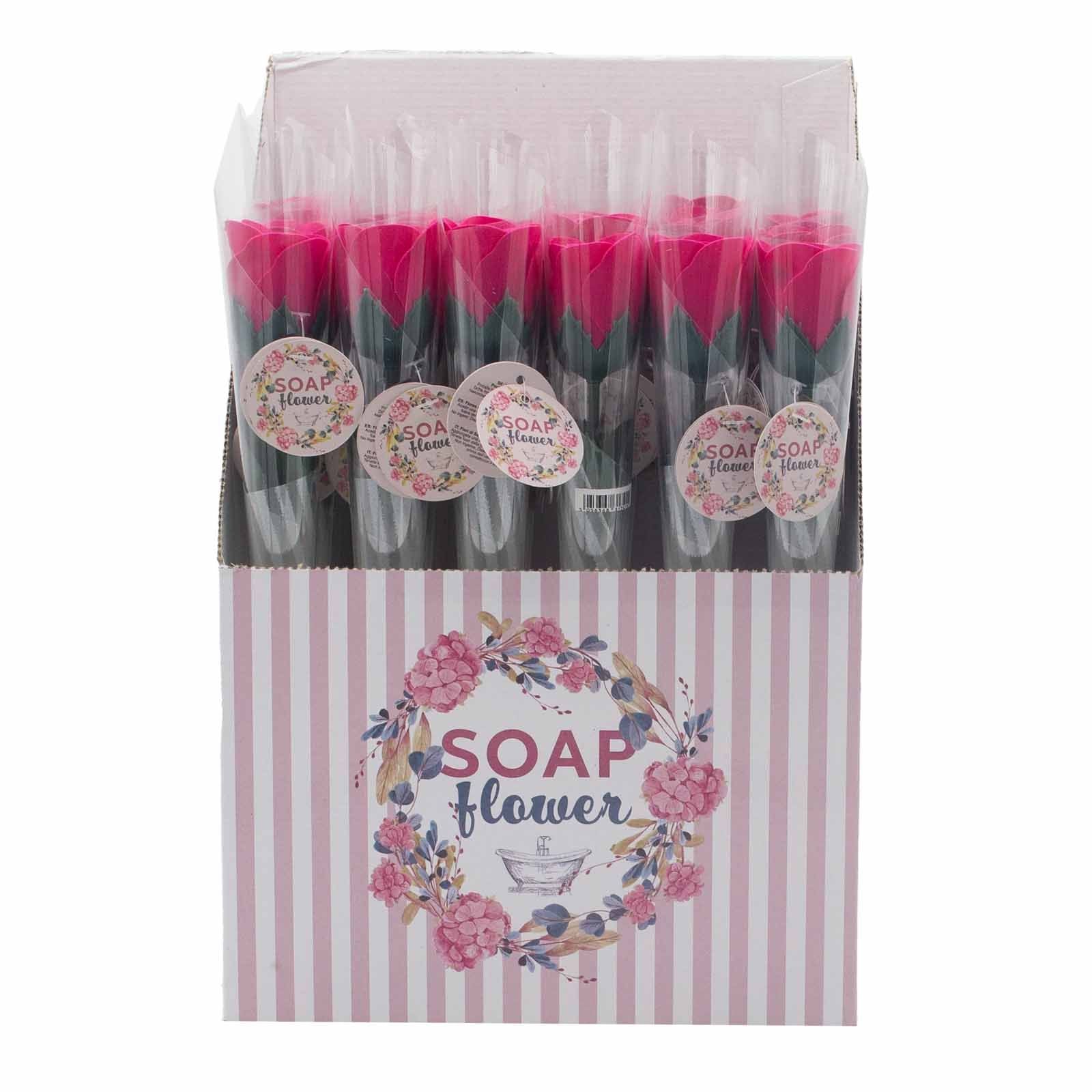 Soap Flower - Small Pink Rose - Burnt Orchid Organics
