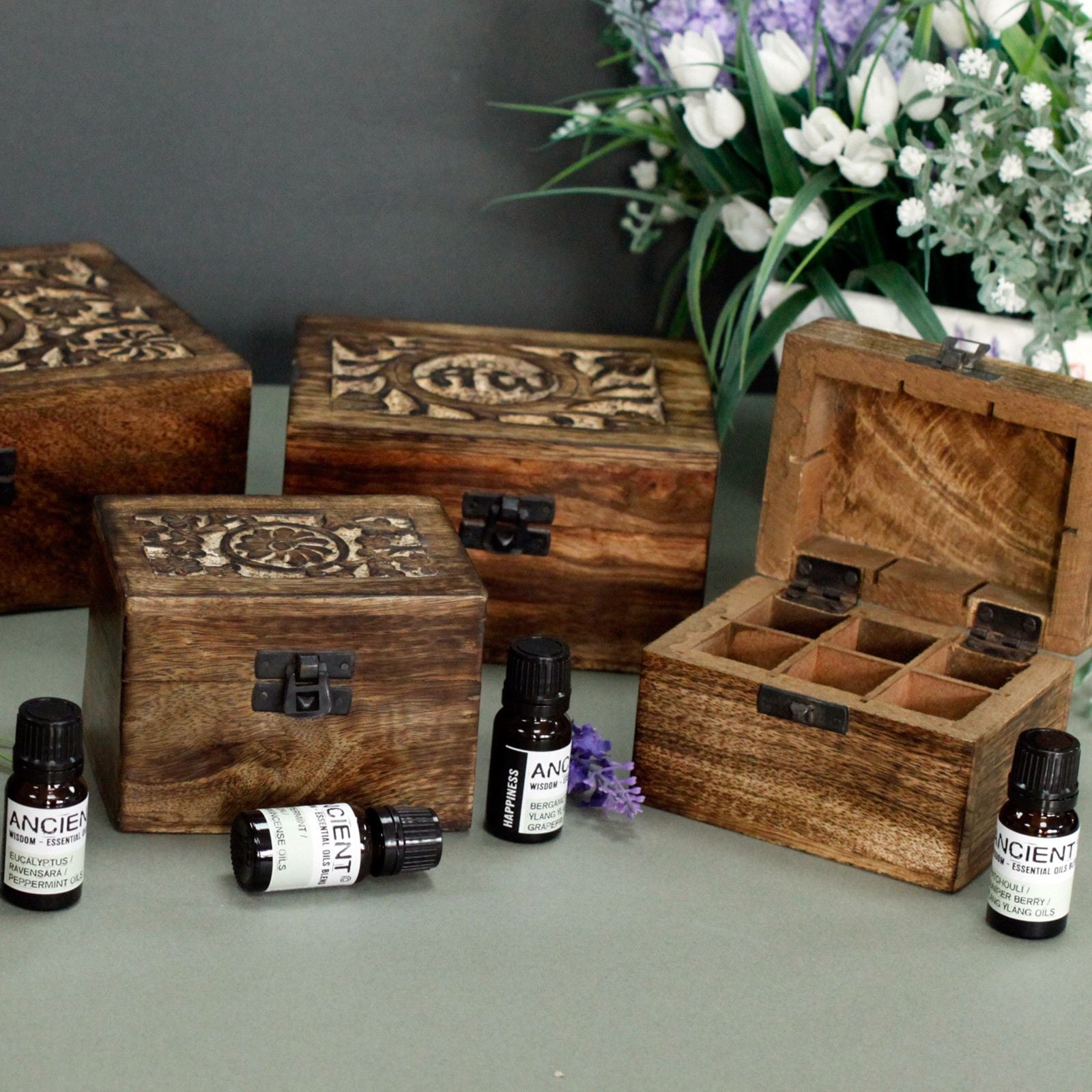 Mango Aromatherapy Box - Floral (holds 24)