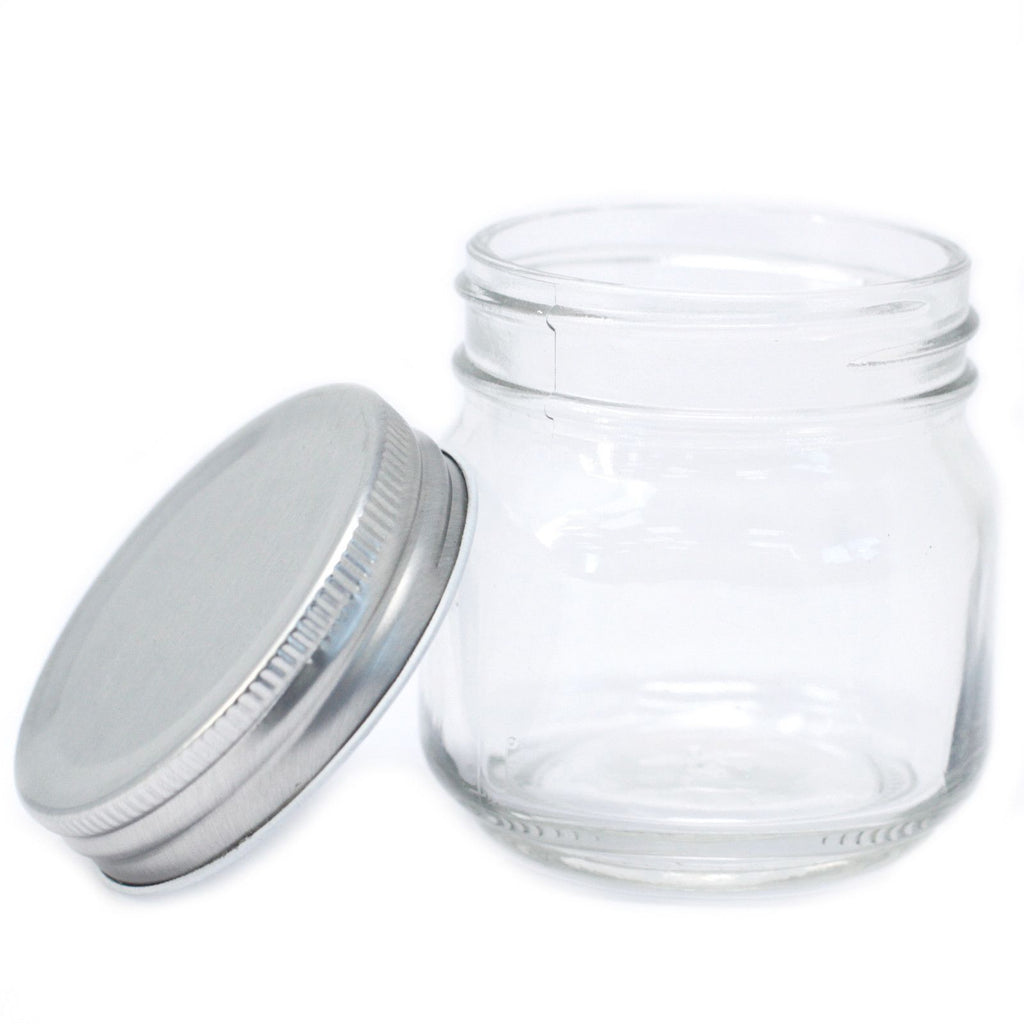 Square Glass Jar with Twist Lid/170ml
