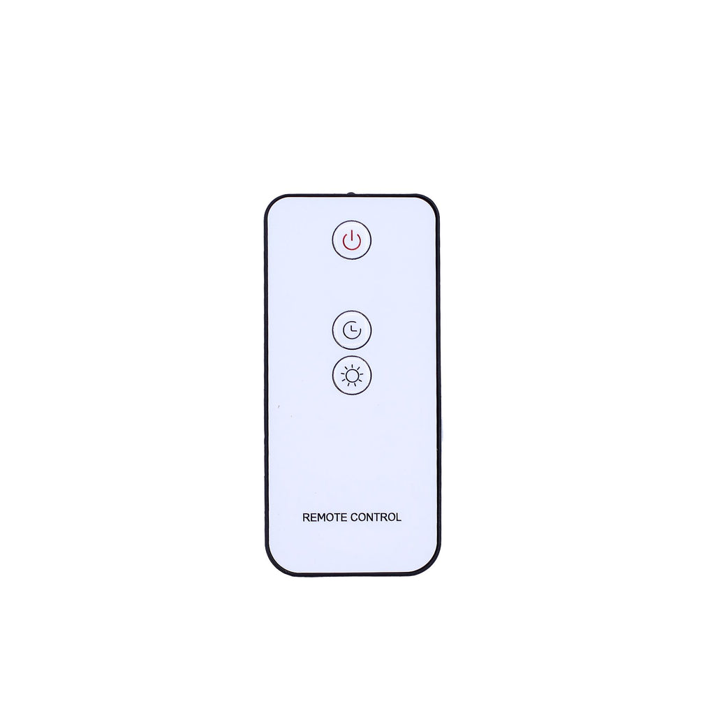 Salt Stone Flame Effect Aroma Diffuser - White USB - Colour Change and Timer - Burnt Orchid Organics