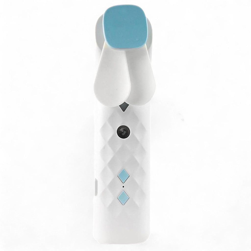 White Nano Mist Face Fan & Spray - USB chargable - Burnt Orchid Organics