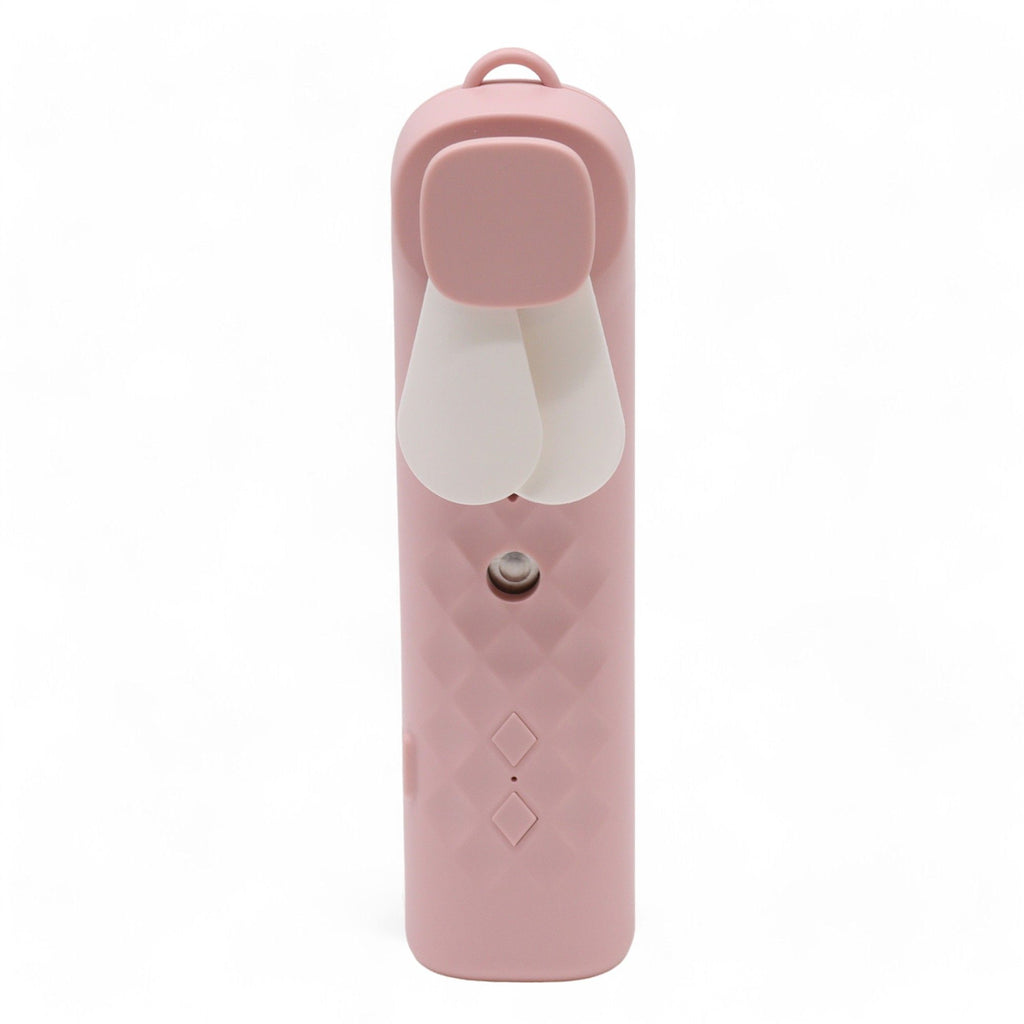 Pink Nano Mist Face Fan & Spray - USB chargable - Burnt Orchid Organics