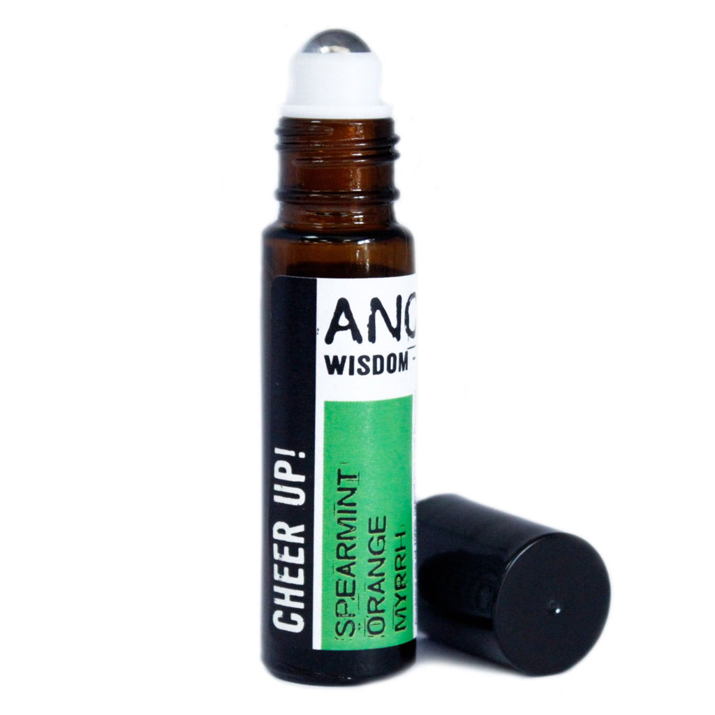 10ml Roll On Essential Oil Blend - Cheer Up! - Burnt Orchid Organics