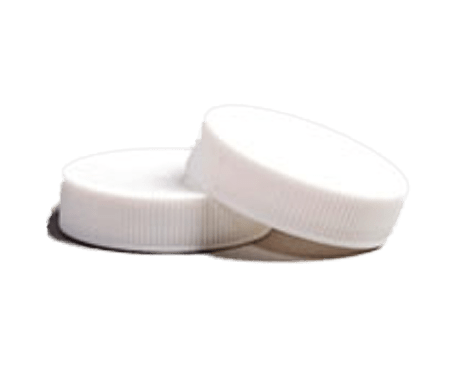 Cap, White PP Wadless lids for 15ml Clear Glass Jar