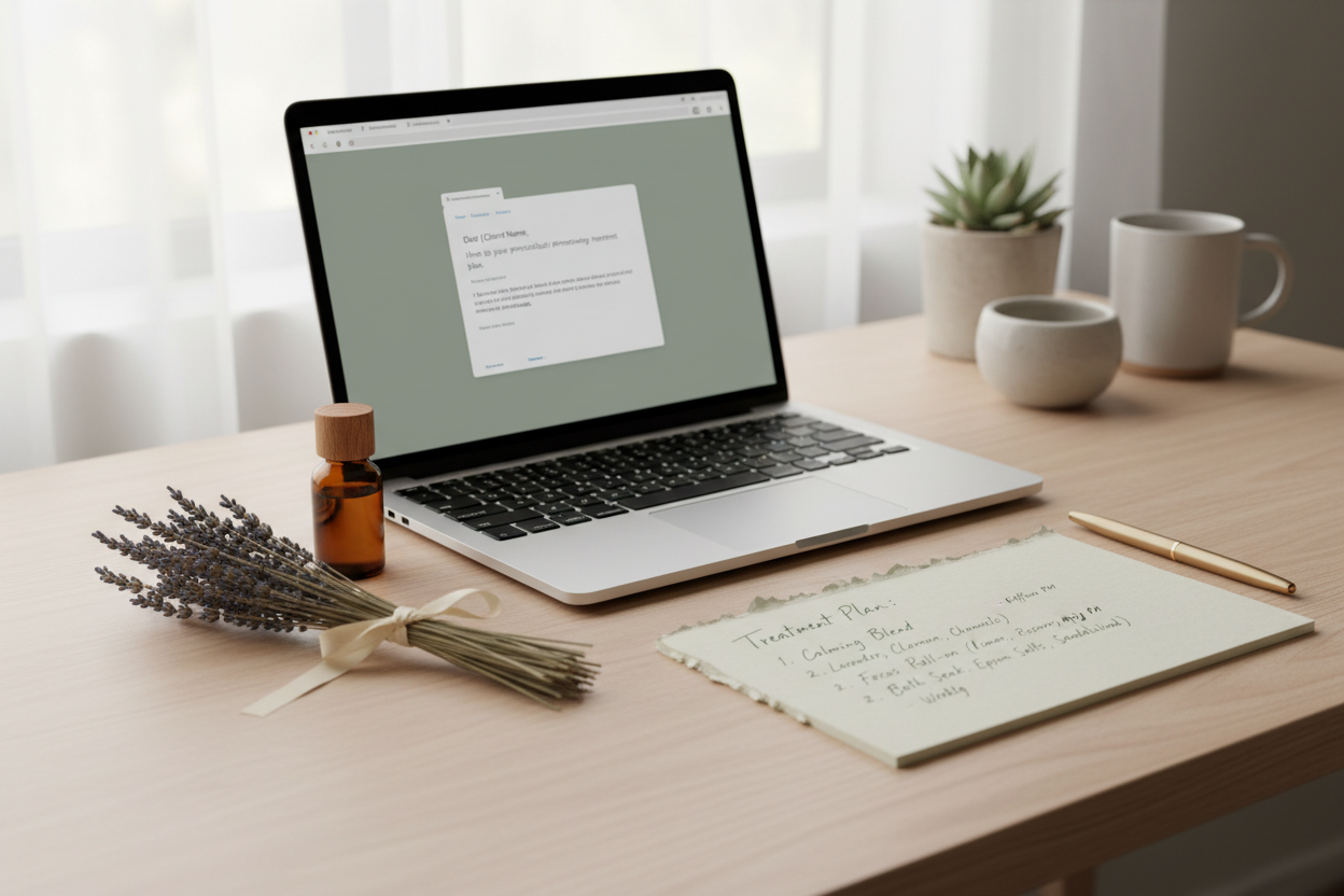 Aromatherapy Email Follow-Up Consultation